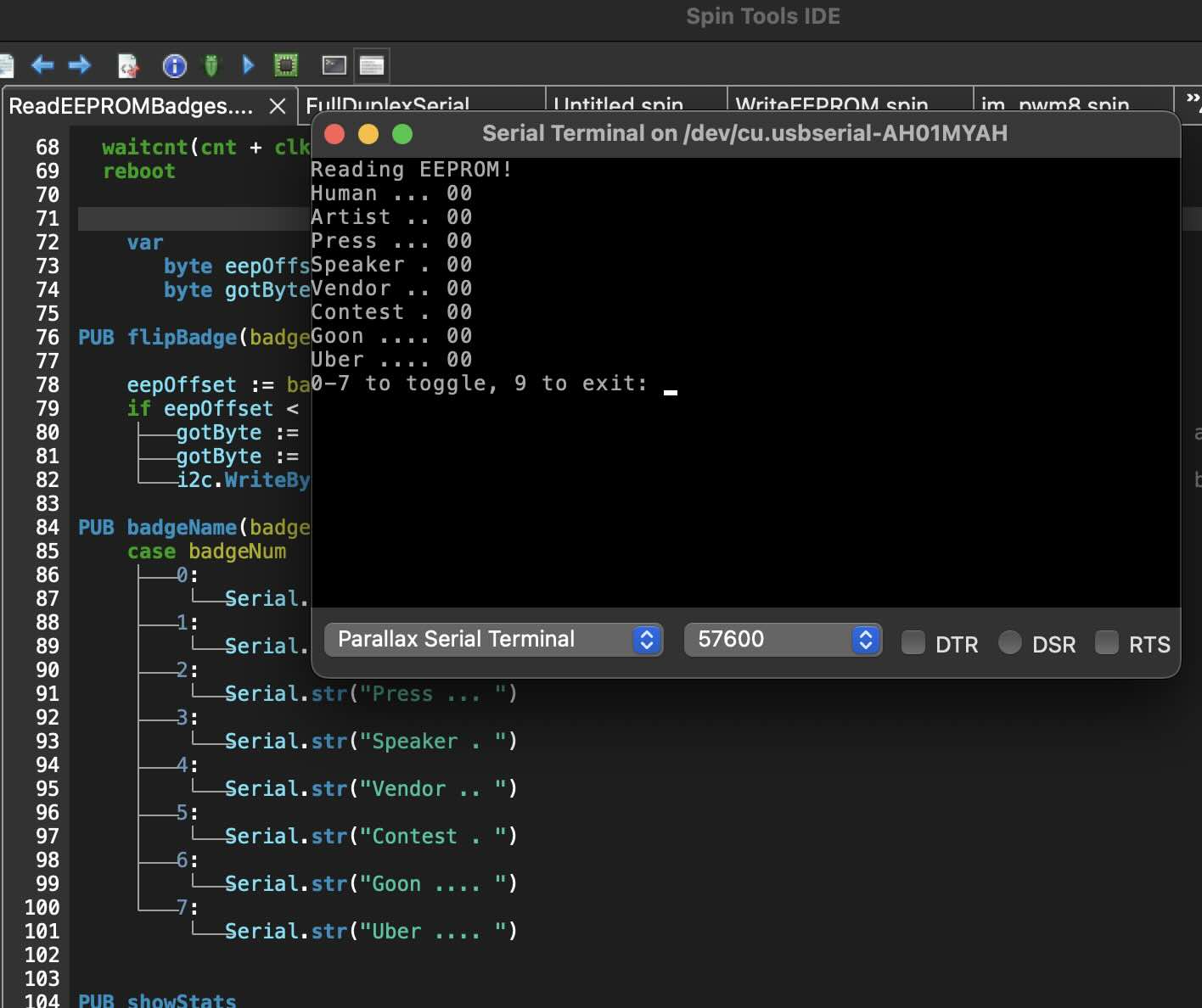 Spin Tools Terminal